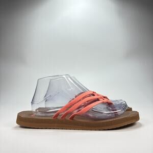 Sanuk Yoga Sandy Sugar Coral Flip Flops Comfort Sandals 1112830 Women’s Size 9
